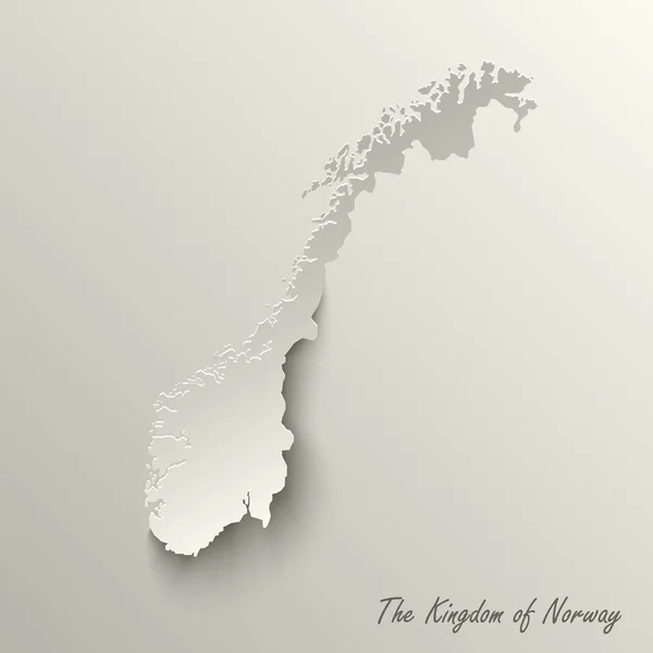 Mapa Diseño Abstracto Reino Noruega Plantilla Vector Eps — Archivo Imágenes Vectoriales