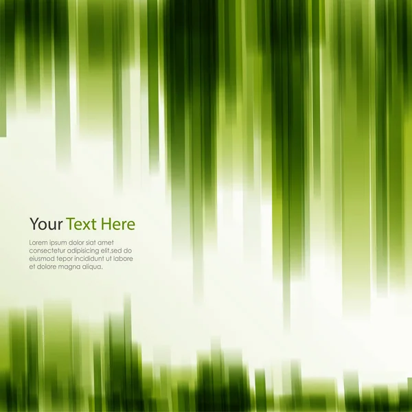 Fundo abstrato com tiras transparentes em design verde — Vetor de Stock