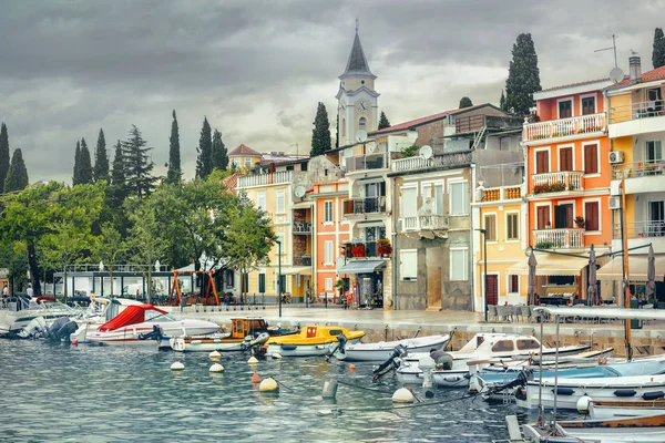 Прибрежном Курортном Городке Сельце Цриквеницей Истрия Хорватия — стоковое фото