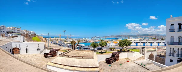 Paisagem Urbana Panorâmica Antiga Fortaleza Com Vista Para Porto Estrutura — Fotografia de Stock