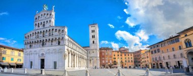 Roman catholic church San Michele in Lucca.Tuscany, Italy clipart