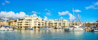 Benalmadena marinası. Costa del Sol, Malaga Eyaleti, Endülüs, S