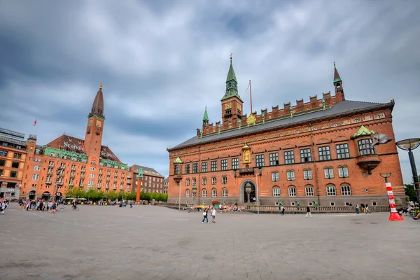 Scandic Palace Hotel and City Hall en Copenhague. Países Bajos — Foto de Stock