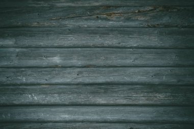 Günlükleri duvar eski kırsal ev, ahşap arka plan görüntü tonda