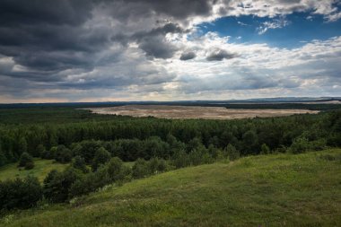 Aşırı büyümüş için tuşları, İstanbul, Polonya Czubatka Hill'de görüldü Bledowska çöl parçası
