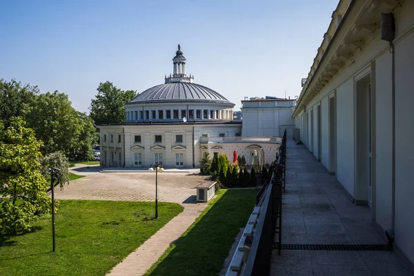 Vecchio Edificio Del Teatro Commedia Nel Distretto Zoliborz Varsavia Polonia — Foto Stock