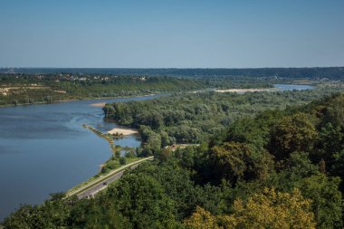Kazimierz Dolny 'deki Vistula Nehri, Lubelskie, Polonya