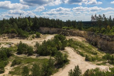 Taş ocağında metropol Roztocze, Lubelskie, Polonya