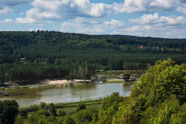 Lake Krasnobrod Roztocze Lubelskie Poland — Stock Photo, Image