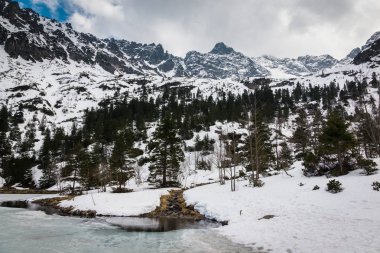 Rysy Peak, Morskie Oko, Karpaty, Polonya 'dan