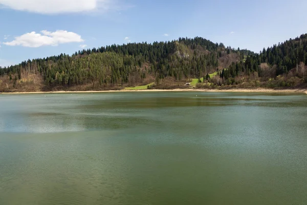 Czorsztynskie Lake Niedzica Pieniny Poland — Stock Photo, Image