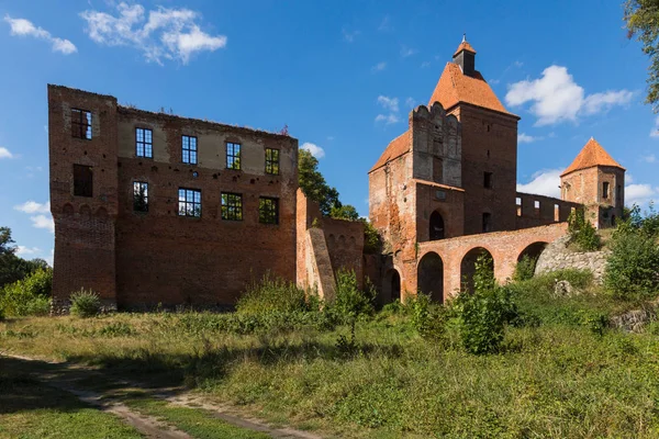 Ruins Gothic Castle Szymbark Masuria Poland — Stock Photo, Image