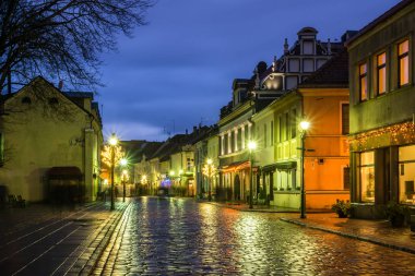 Kaunas şehrinin eski bir kasabası, Litvanya