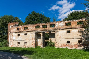 Bychawa, Lubelskie, Polonya castle civarındaki tahıl ambarı kalıntıları