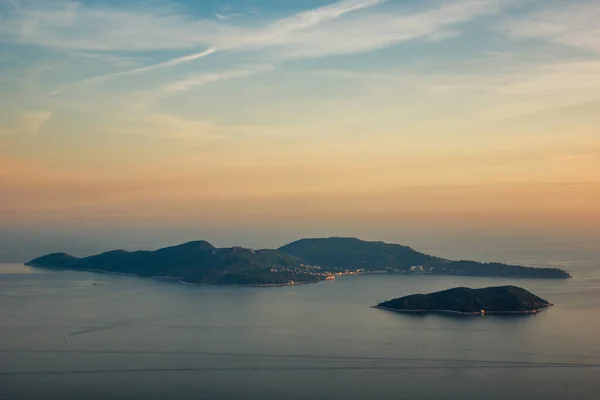 Pulau Lopud Laut Adriatik Dalmatia Kroasia — Stok Foto