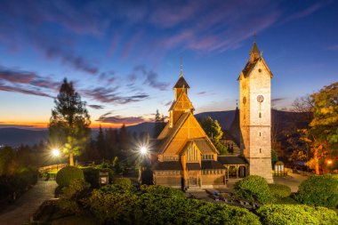 Tapınak Wang, Karpacz, Sudety, Polonya