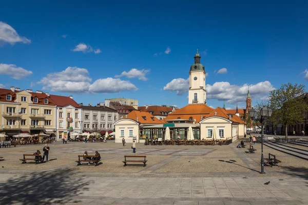 Belediye Binası Kosciuszki piyasada Bialystok,: Podlaskie, Poland
