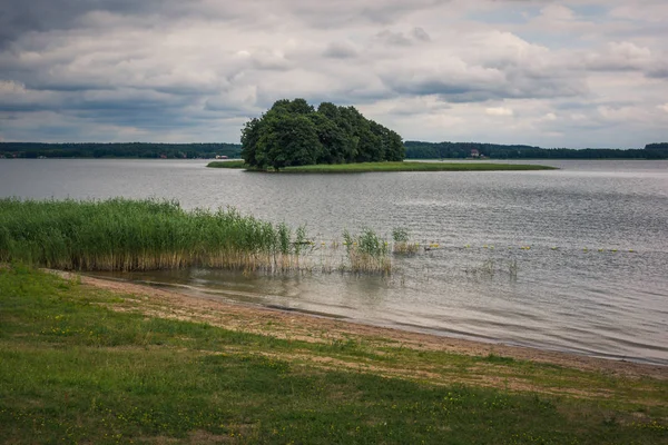 Στη Λίμνη Swiecajty Κοντά Wegorzewo Masuria Πολωνία — Φωτογραφία Αρχείου