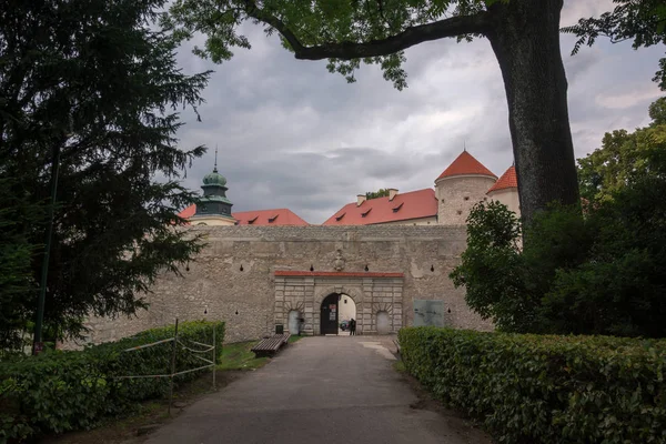 Castello Pieskowa Skala Nel Parco Nazionale Ojcowski Malopolskie Polonia — Foto Stock