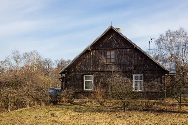 Wooden Presbytery Drwalew Masovia Poland — Stock Photo, Image