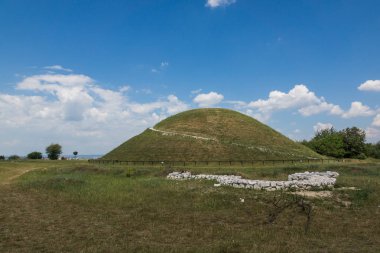 Cracow, Malopolska, Polonya'nın Krakus höyüğün