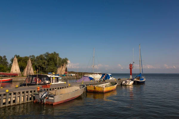 Марина в Крынице Морска, Поморское, Польша — стоковое фото