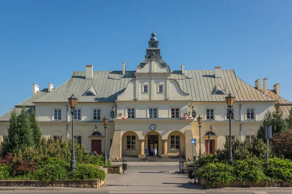 Palazzo storico della stazione ferroviaria di Zyrardow, Masovia , — Foto Stock