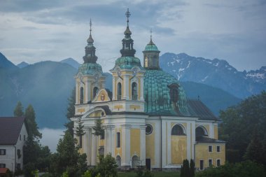 Saint Anne's Church in Tunjice, Upper Carniola, Slovenia clipart