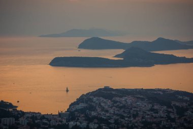 Dubrovnik yakınlarındaki Adriyatik denizindeki adalar, Hırvatistan