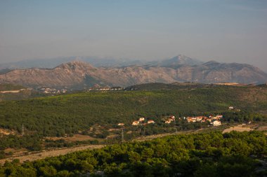 Dubrovnik, Dalmaçya, Hırvatistan Srd Tepesi'nden görüntülemek