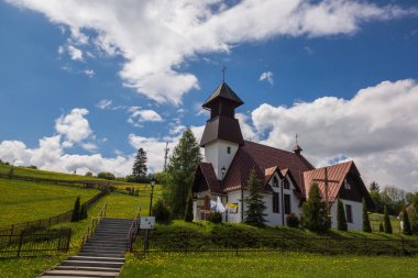 Church in Niedzica-Castle, Malopolskie, Polonya