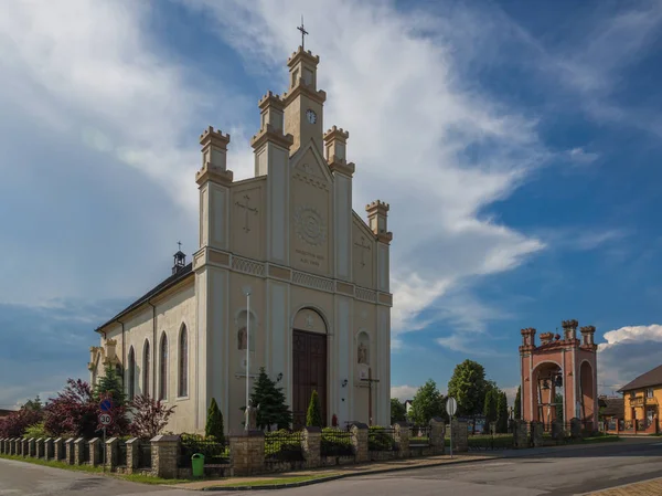 Church in Brzoza, Masovia, Polonya — Stok fotoğraf
