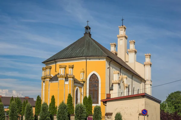 Church in Brzoza, Masovia, Polonya — Stok fotoğraf