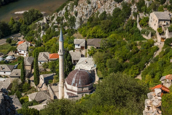 Mesquita em Pocitelj, Bósnia e Herzegovina — Fotografia de Stock