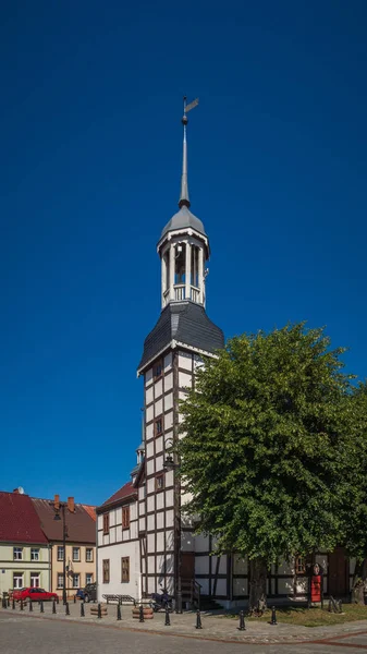 Rathaus in nowe warpno, zachodniopomorskie, poland — Stockfoto