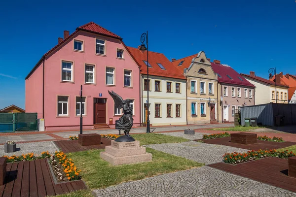 Cidade velha em Nowe Warpno, Zachodniopomorskie, Polonia — Fotografia de Stock