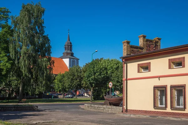 Cidade velha em Wolin, Zachodniopomorskie, Polonia — Fotografia de Stock