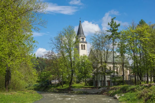 Niedzica Kilisesi, Malopolskie, Polonya — Stok fotoğraf