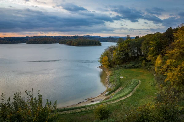 Κόλπος στη λίμνη σοσολέιντ, Πολωνία — Φωτογραφία Αρχείου