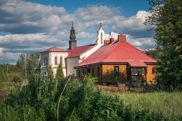 Church Archangel Michael Inowlodz Lodzkie Poland — Stock Photo, Image