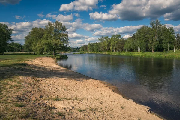 Praia Pilica Inowlodz Lodzkie Polonia — Fotografia de Stock