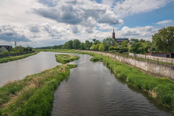 Iglesia San Florian Río Pilica Sulejow Lodzkie Polonia —  Fotos de Stock