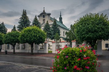 Gora Kalwaria, Masovia, Polonya 'daki Kutsal Bakire Meryem' in Meryem Ana Kilisesi.