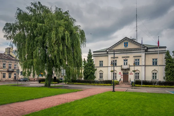 Câmara Municipal Classicista Gora Kalwaria Masovia Polónia — Fotografia de Stock