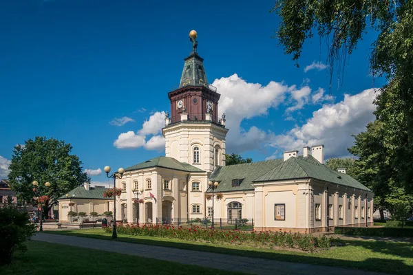 Belediye Binası Anda Siedlce Masovia Polonya Bölgesel Bir Müzedir Stok Fotoğraf