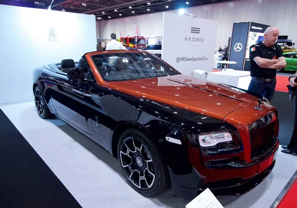 London Anglia 2018 Május Rolls Royce Fekete Jelvényt Dawn Adams — Stock Fotó