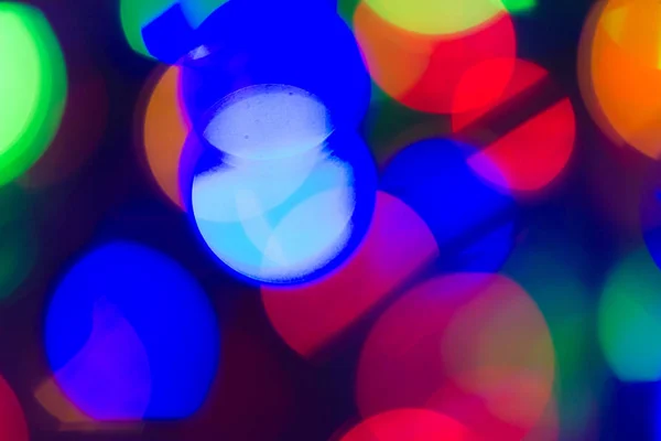 Rengarenk Noel bokeh ışıkları