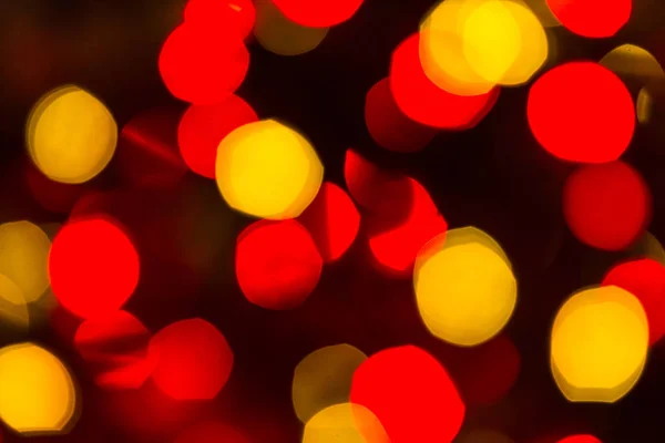 Multicoloured Christmas Bokeh Lights — Stock Photo, Image