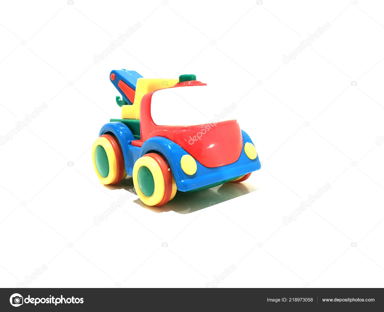 white toy pickup truck