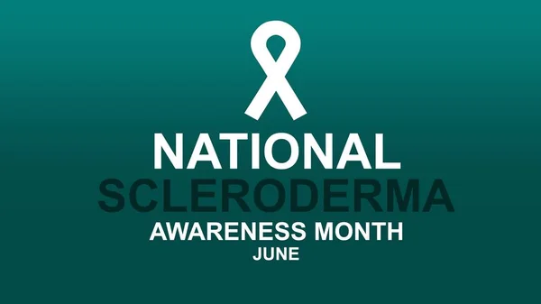 Scleroderma awareness month poster, card, and banner campaign - design illustration. Well-being concept.